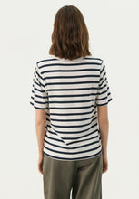 Load image into Gallery viewer, Part Two Ratani Navy White Stripe

