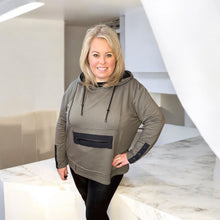 Load image into Gallery viewer, SS25 Naya Army Contrast Hoodie
