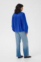 Load image into Gallery viewer, Kaffe Blue Blouse
