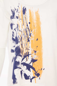 SS25 Naya Placement Print Top Coral