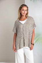 Load image into Gallery viewer, Naya Vee Neck Waffle Knit Taupe
