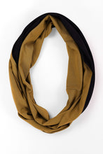 Load image into Gallery viewer, Naya Two Toned Snood Avocado &amp; Black
