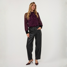 Load image into Gallery viewer, Esqualo Flock Pussybow Blouse
