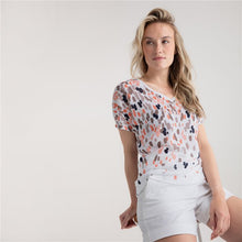 Load image into Gallery viewer, SS25 Marble V Neck Print
