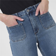 Load image into Gallery viewer, Kaffe Kabrook HW Wide Leg Jean Denim Blue
