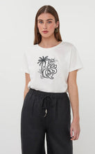 Load image into Gallery viewer, Esqualo Black Print T Shirt
