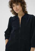 Load image into Gallery viewer, Part Two Eyvora Navy Dress
