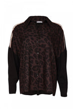 Load image into Gallery viewer, Naya Animal Print Top with Contrast Shoulder
