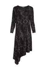 Load image into Gallery viewer, Outlet Naya Print Angle Hem Dress
