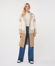 Load image into Gallery viewer, Esqualo Long Stripe Cardigan
