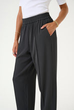 Load image into Gallery viewer, Outlet Kaffe Kasigna Cropped Pants Dark Grey
