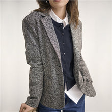 Load image into Gallery viewer, Part Two Vineke Salt &amp; Pepper Blazer
