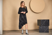 Load image into Gallery viewer, Outlet Naya Print Angle Hem Dress
