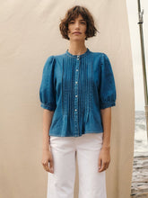 Load image into Gallery viewer, Part Two Alesia Denim Blouse
