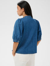 Load image into Gallery viewer, Part Two Alesia Denim Blouse
