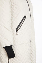 Load image into Gallery viewer, Naya Padded Coat with Knit Cuff

