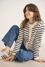 Load image into Gallery viewer, Part Two Stripe Cotton Cardigan
