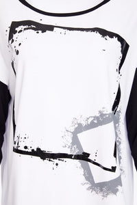 Naya Placement Cube Print Top