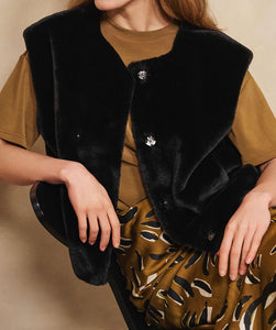 Esqualo Faux Fur Gilet