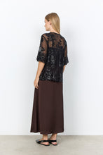 Load image into Gallery viewer, Soya Concept Black Sequin Top
