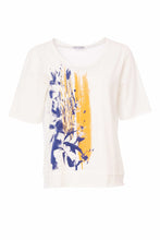 Load image into Gallery viewer, SS25 Naya Placement Print Top Coral
