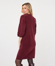Load image into Gallery viewer, Esqualo Merlot Knit Dress
