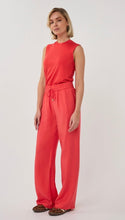 Load image into Gallery viewer, Esqualo Chilli Red Slub Pants
