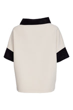 Load image into Gallery viewer, Naya print top with cutaway collar
