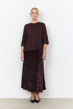 Load image into Gallery viewer, Soya Concept Violetta Brown Knit Top

