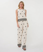 Load image into Gallery viewer, Esqualo Black Embroidery Pants
