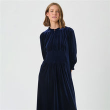 Load image into Gallery viewer, Part Two Vanissa Navy Dress
