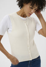 Load image into Gallery viewer, Part two Gemma Waistcoat Whisper White
