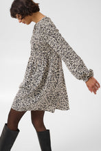 Load image into Gallery viewer, Part Two Camia Dress Navy Print
