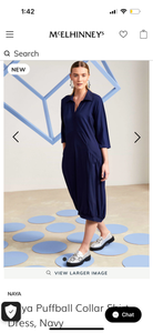SS25 Naya Navy Collar Dress