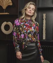 Load image into Gallery viewer, Esqualo Print Chiffon Blouse
