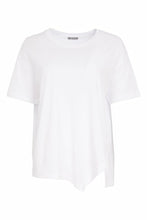 Load image into Gallery viewer, Naya Jersey Top with Cut Out At Hem White
