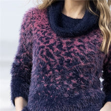 Load image into Gallery viewer, Marble Gradient Knit Navy Pink
