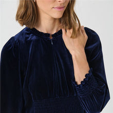 Load image into Gallery viewer, Part Two Vanissa Navy Dress
