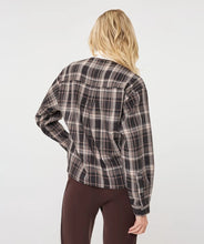 Load image into Gallery viewer, Esqualo Plaid Shirt White Collar
