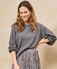 Load image into Gallery viewer, Esqualo Grey Knit with Pearl detail
