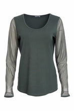 Load image into Gallery viewer, Naya Sheer Sleeve Top
