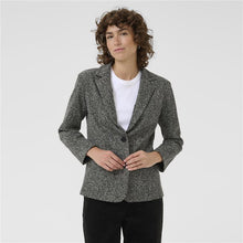 Load image into Gallery viewer, Part Two Vineke Salt &amp; Pepper Blazer
