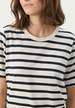 Load image into Gallery viewer, Part Two Ratani Navy White Stripe

