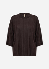 Load image into Gallery viewer, Soya Concept Violetta Brown Knit Top
