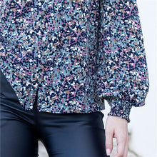 Load image into Gallery viewer, Marble Teal Print Blouse
