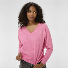 Load image into Gallery viewer, Kaffe Neil V Neck Pink Knit
