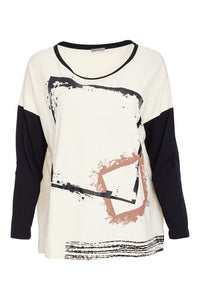Naya Placement Cube Print Top
