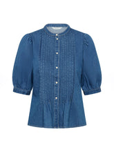 Load image into Gallery viewer, Part Two Alesia Denim Blouse
