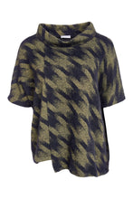 Load image into Gallery viewer, Naya Houndstooth Knit High Neck Top
