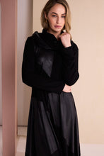 Load image into Gallery viewer, Naya Dress with Leatherette Section &amp; Neckpiece
